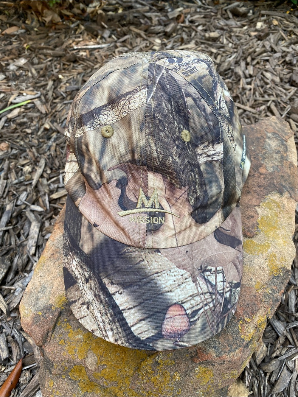 NWOT Mission Unisex Mossy Oak Polyester Cap - Picture 10 of 15